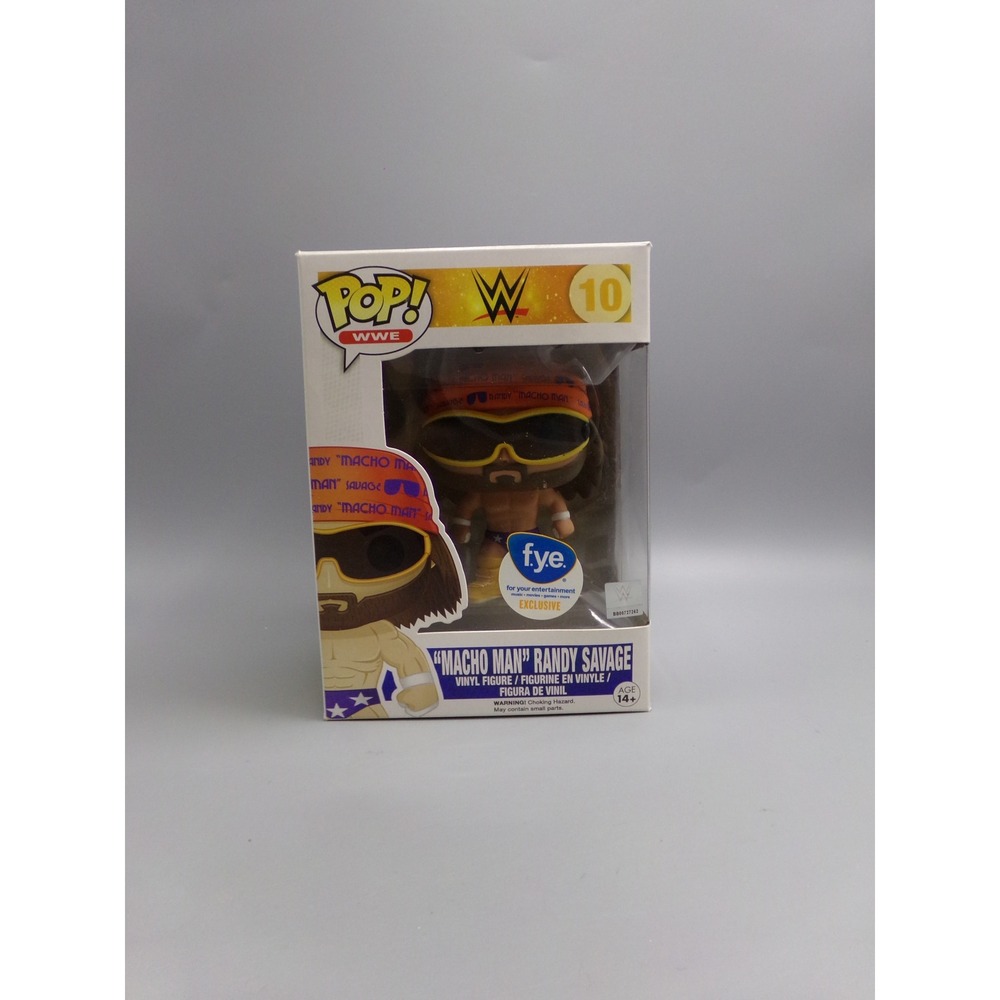 Funko Pop WWE 10 Macho Man Randy Savage FYE‎ Exclusive Vinyl Figure